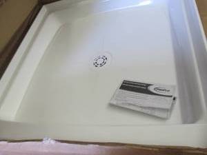 ProFlo Molded Stone Shower Base ope...