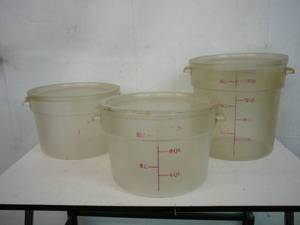 NSF Food Containers with Lids
