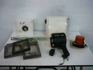 Lot of Mis Frames Wooden Safety Light Drawer Slides etc.