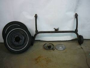 SAAB rear Trailing Axels with Rims