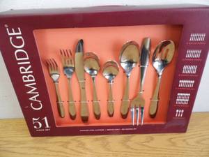 Cambridge 51 Pc Flatware Set