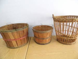 Bushel & Half Bushel Baskets - Wicker Basket