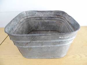 Galvanized Tub