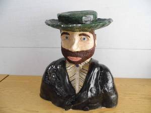 Large Folk Art Bust