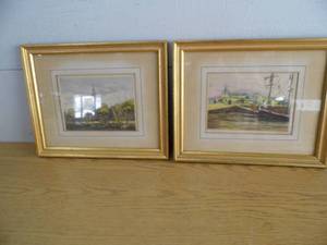 Pair of Vintage Etchings