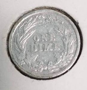 1905 BARBER DIME FULL LIBERTY VF35