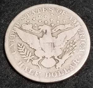 1910-S BARBER HALF DOLLAR
