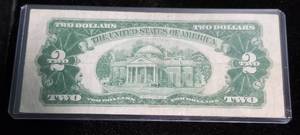 1928-D US $2 RED SEAL FEDERAL RESERVE NOTE