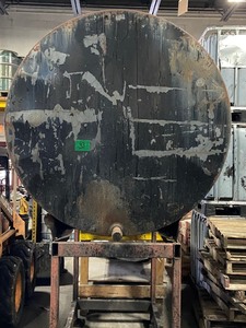 lot 43 image: Commercial 850-Gallon Bulk Holding Tank With Steel Stand