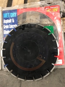 lot 54 image: (2) Diamond Saw Blades