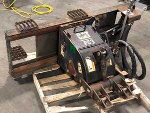 lot 12 image: CAT PC-3 Skid-Loader Cold-Planer  Milling Attachment