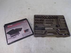 lot 9 image: Craftsman Socket organizer with Sockets