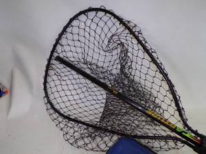 lot 17 image: Frabill Fish Net and Clacier Bay Rod Locker