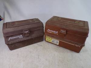 lot 18 image: Pair of Fenwick Tackle Boxes with tackle