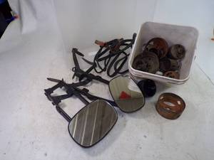 lot 20 image: Hole Saws, Mirror Extenders and jumper Cables