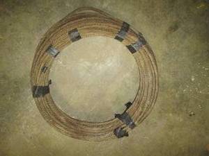 Roll of 12 steel cable...