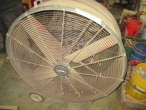 Industrial fan on wheels...