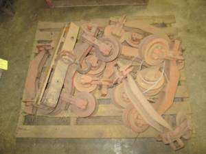 Pallet of end tracks...