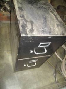 2 drawer file cabinet...