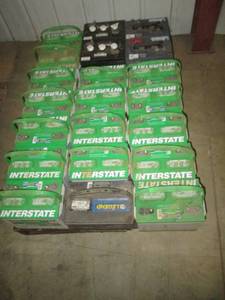 Whole pallet of batteries, various ...