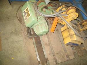 Pair of hoists, Acco and P&H...