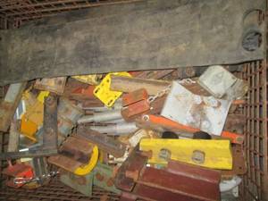 Assorted steel parts - parts only, ...