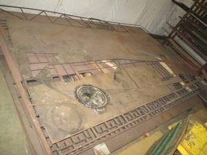 Assorted large sheet metal stock...