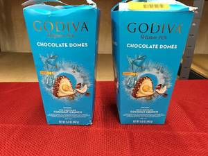 lot 483 image: Godiva Chocolate Domes, Retail $18.98