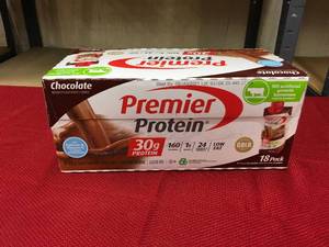 lot 487 image: Premier Protein Chocolate, Retail $26.99
