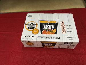 lot 490 image: Coconut Thai Bone Broth Soup,Retail $11.89