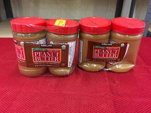 lot 493 image: Kirkland Signature Organic Creamy Peanut Butter, Retail $19.98