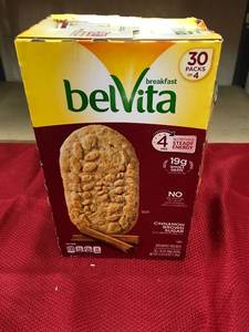 lot 514 image: Belvita Cinnamon Breakfast Biscuits, Retail $12.49