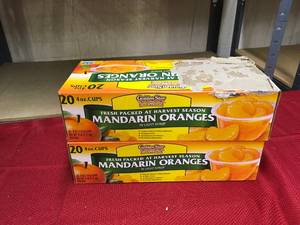 lot 517 image: Mandarin Oranges Cups, Retail $15.98