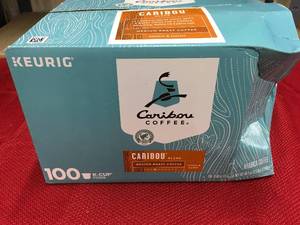 lot 520 image: Caribou Coffee Medium Roast 100 K-Cup Pods, Retail $42.99