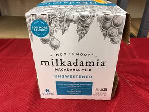 lot 531 image: Milkadamia Macadamia Milk, Retail $13.99