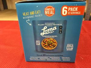 lot 537 image: Loma Linda Chipotle Bowl W Black Beans, Retail $13.99