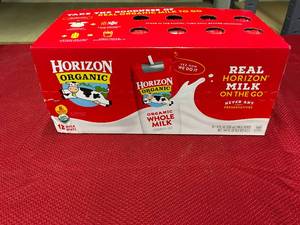 lot 549 image: Horizon Organic Whole Milk,Retail $14.99