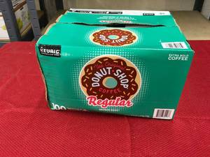 lot 573 image: Original Donut Shop Regular Medium Roast 100 K-Cup Pods, Retail $42.99
