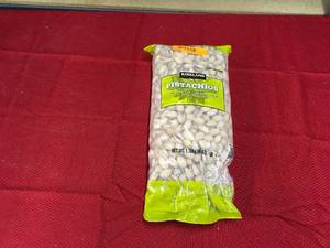 lot 574 image: Kirkland Signature Pistachios, Retail $18.49