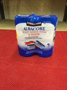 lot 577 image: Kirkland Signature Albacore Tuna 87oz, Retail $15.89