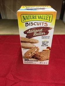 lot 578 image: Nature Valley Biscuits W Almond Butter, Retail $12.69