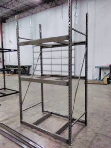 lot 7 image: Stand-Alone Shelving 38in. (11 Uprights)