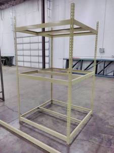 lot 15 image: Stand-Alone Shelving 7ft. X 48in. (14 Spines)