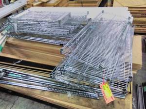 lot 21 image: NSF Stainless Steel Metro Cart Parts