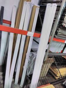 lot 31 image: Lot of (13) Louisville Lamp Co, 96in. Fluorescent Lighting