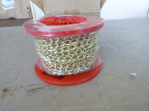 Baron Brass Coated Twist Link Machine Chain
