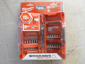 Milwaukee 25 Piece Impact Driver Bit Set