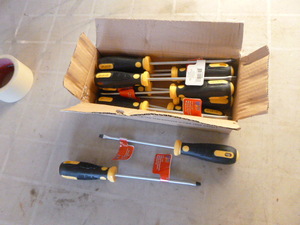 Case of Ultra Steel Slotted Screwdrivers