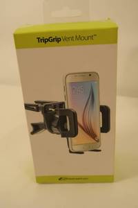 lot 4 image: Cell Phone Accessory Bundle - Car Vent Mount, Wireless Speaker, Wireless Charger, Retractable Cable Pod and More