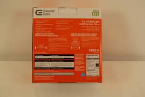lot 15 image: Commercial Electric 6 in LED Disk Light in Warm White